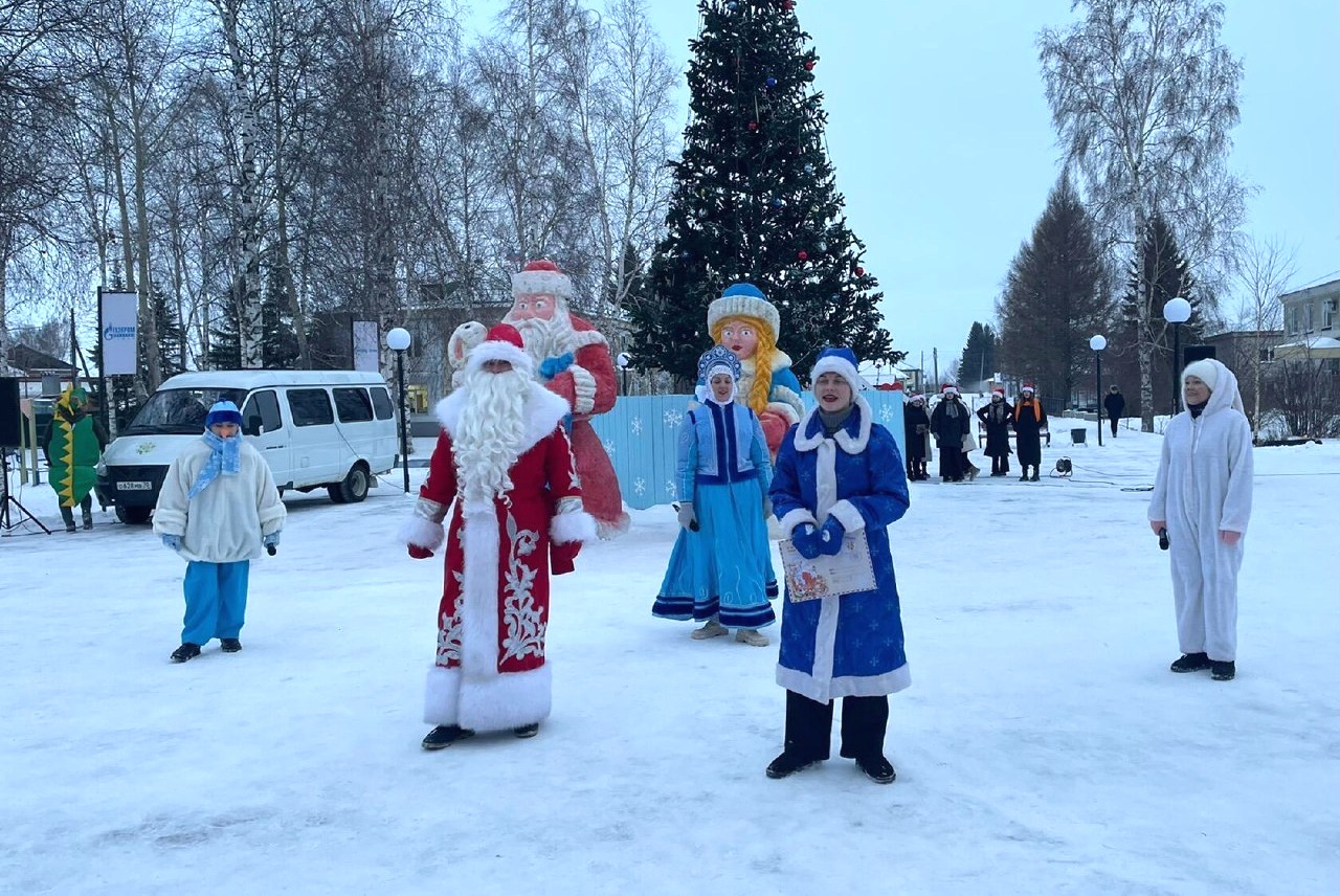 Состоялось событие, которого ждали и дети, и взрослые – открытие снежного городка в центре села